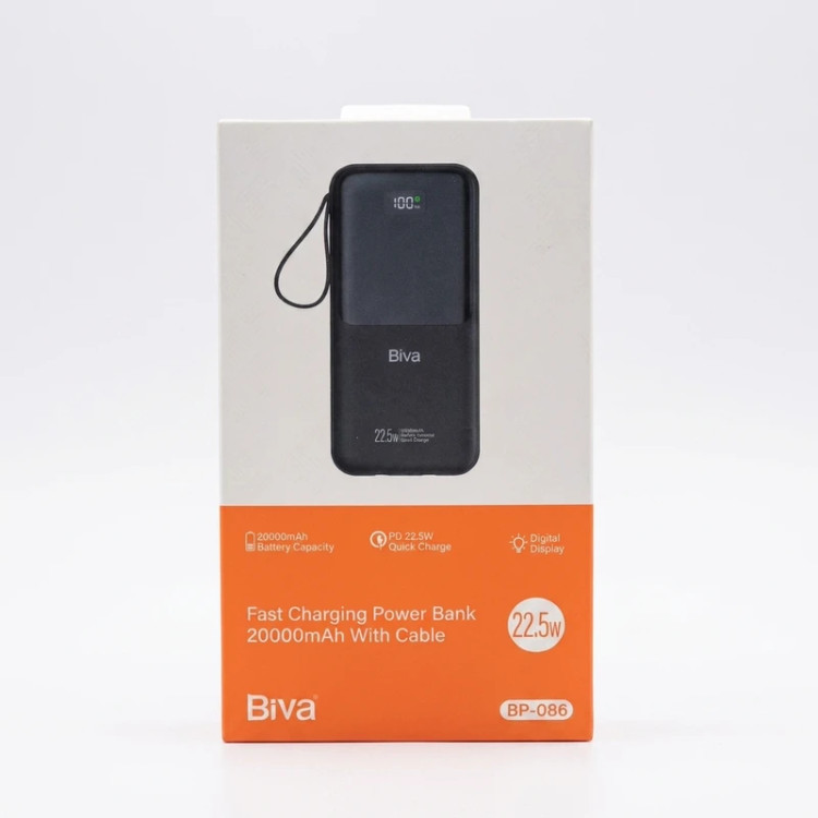 پاور بانک ۲۰۰۰ میلیآمپر بیوا مدل BP-086